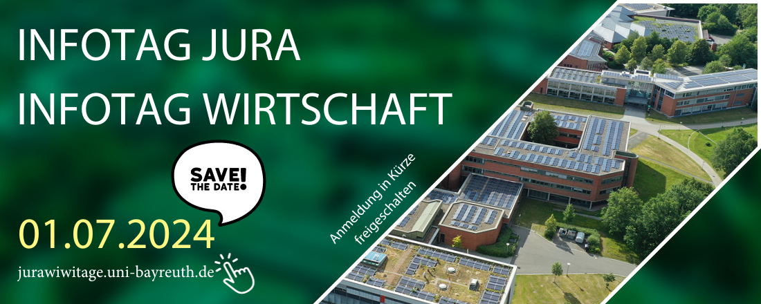 Infotage Jura Wirtschaft Uni Bayreuth 2023